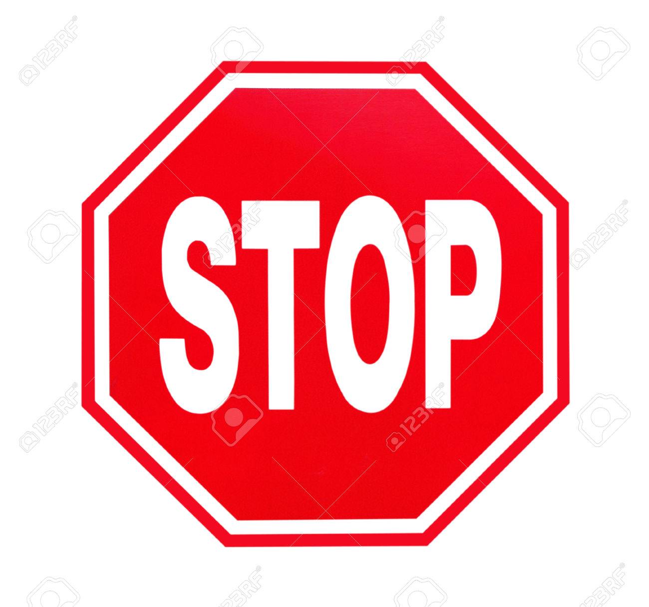 stop sign on white background stock photo picture and royalty free