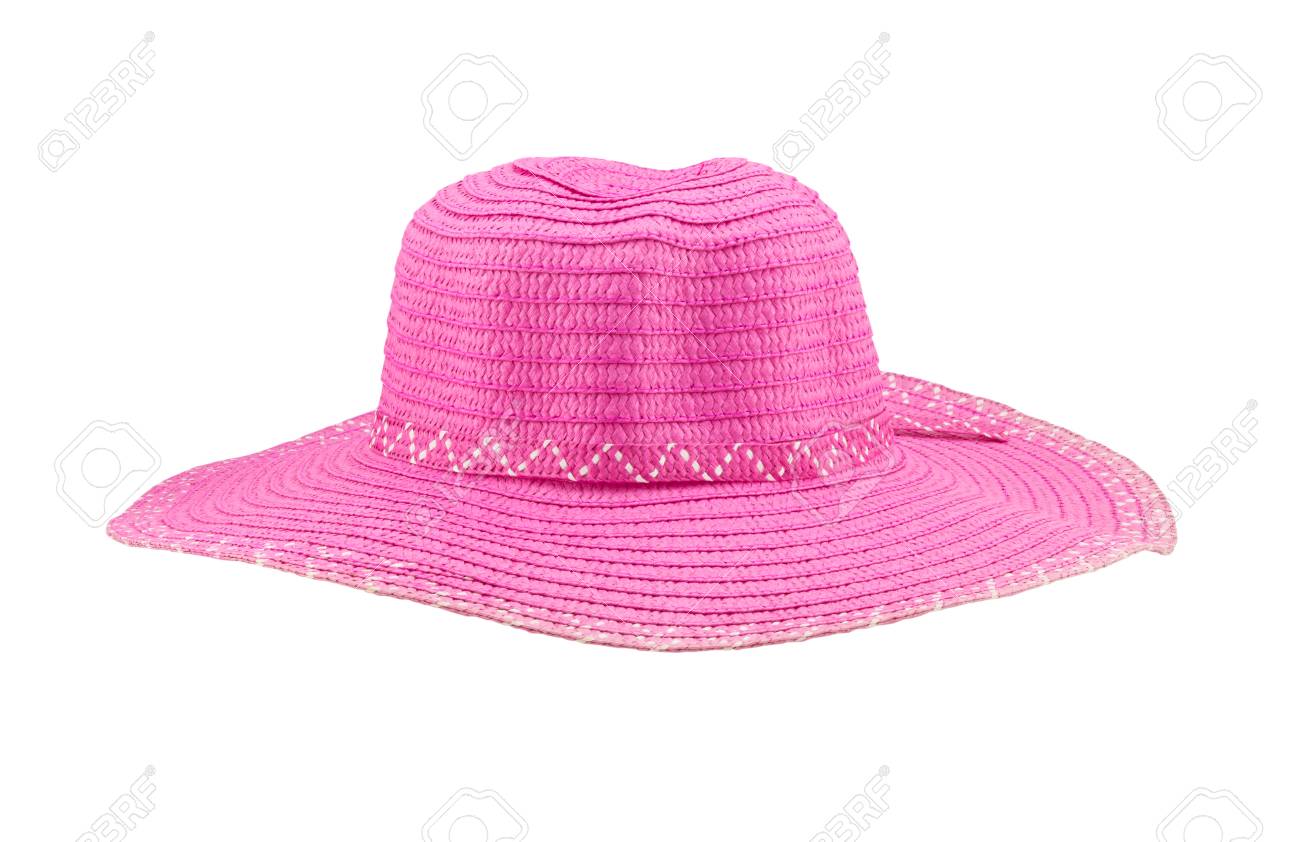 pink floppy hat