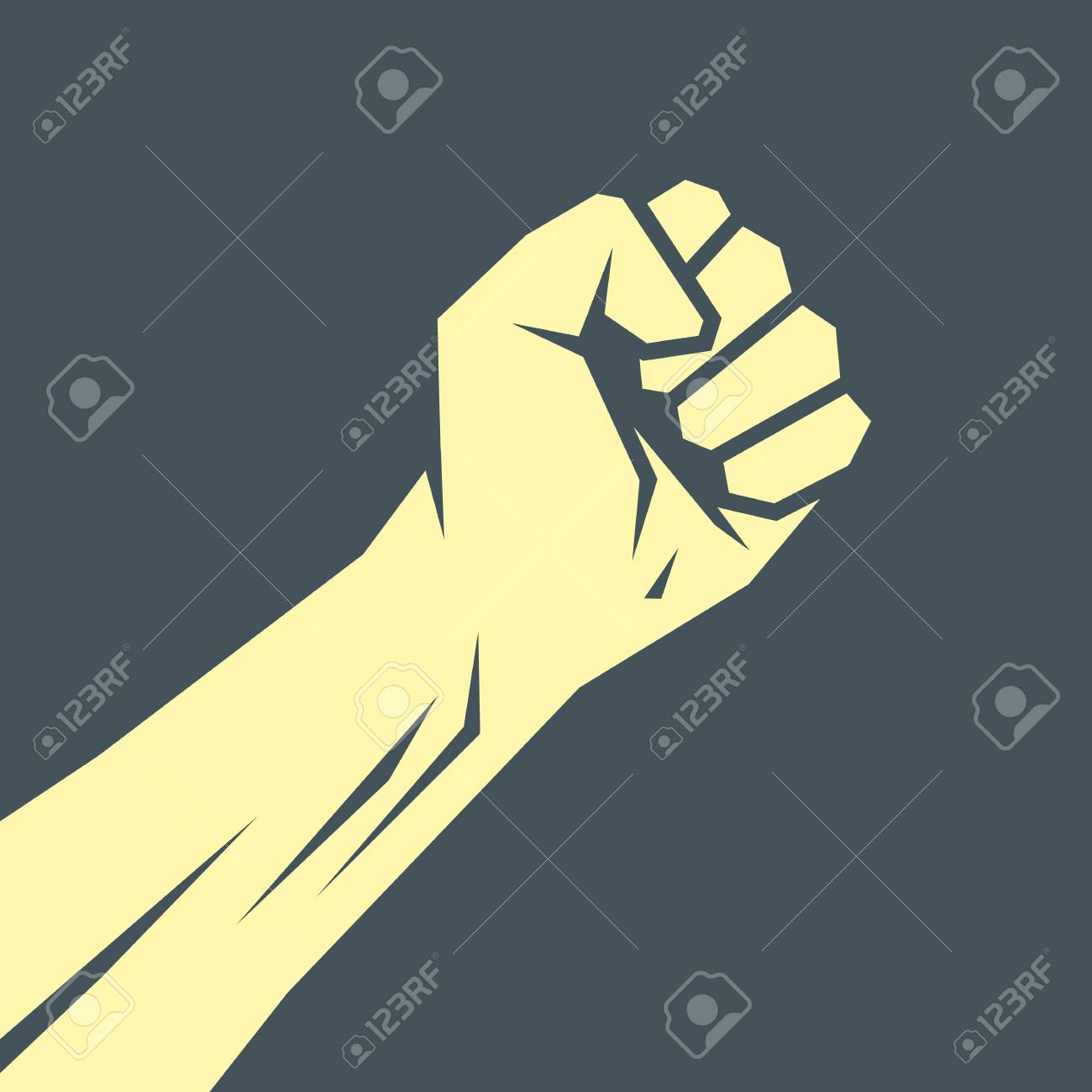 superhero hand template vector superhero arm icon royalty free