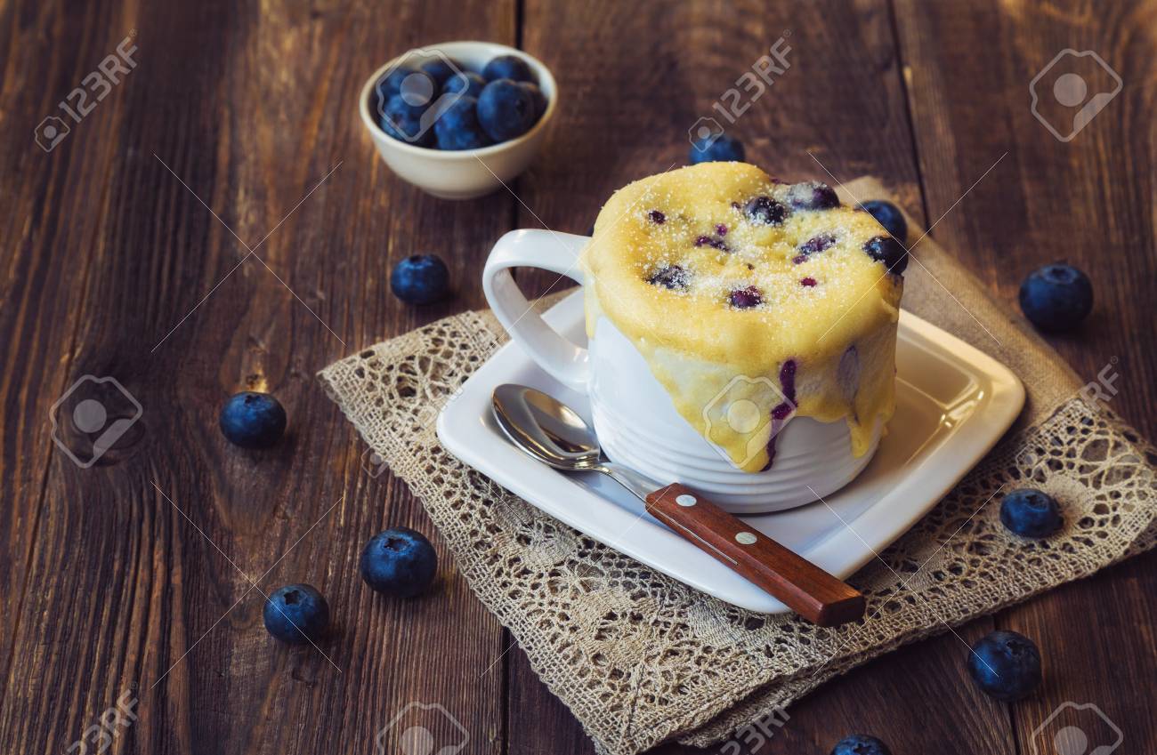 delicious homemade blueberry muffin