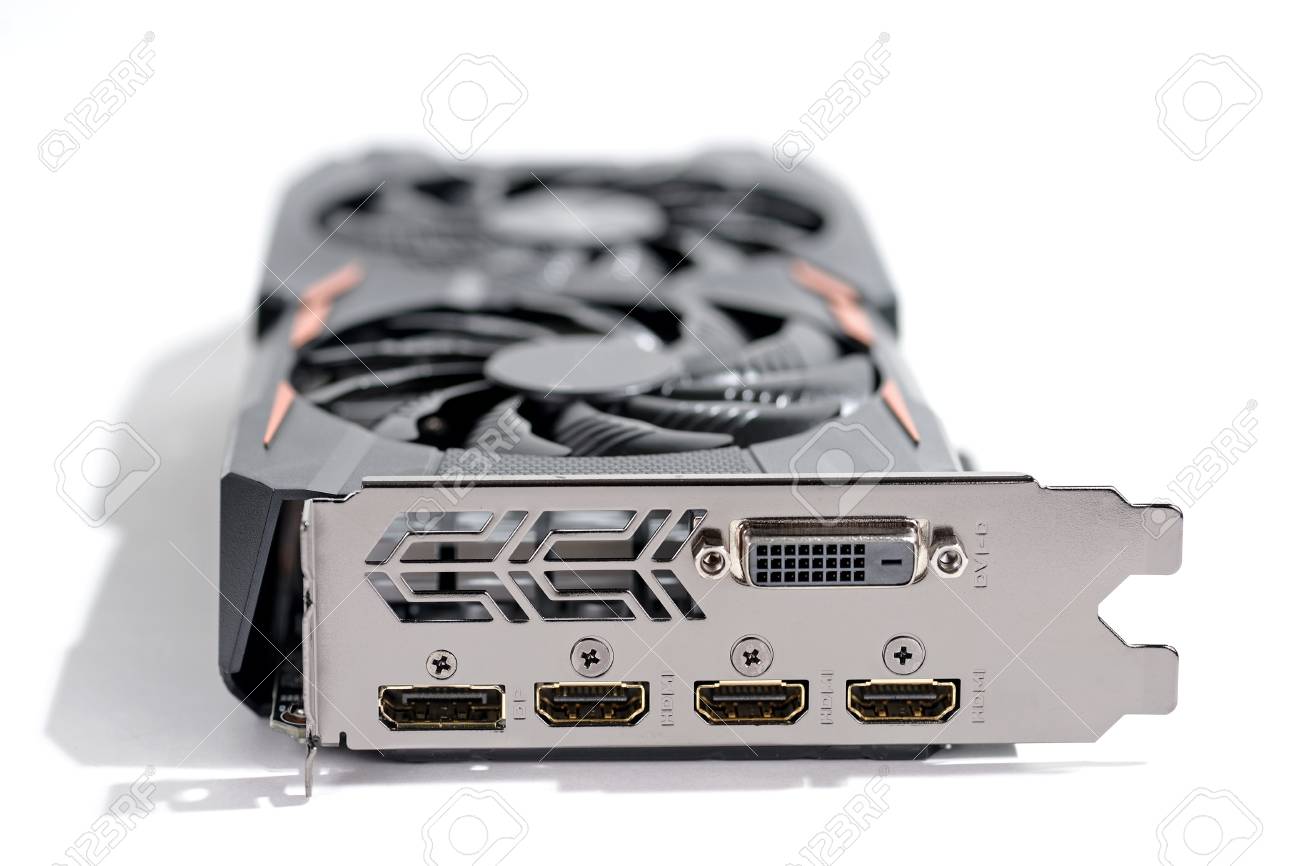 Vga 또는 흰색 검정색 바닥에 컴퓨터 Pc의 그래픽 카드 로열티 무료 사진, 그림, 이미지 그리고 스톡포토그래피. Image  70936831