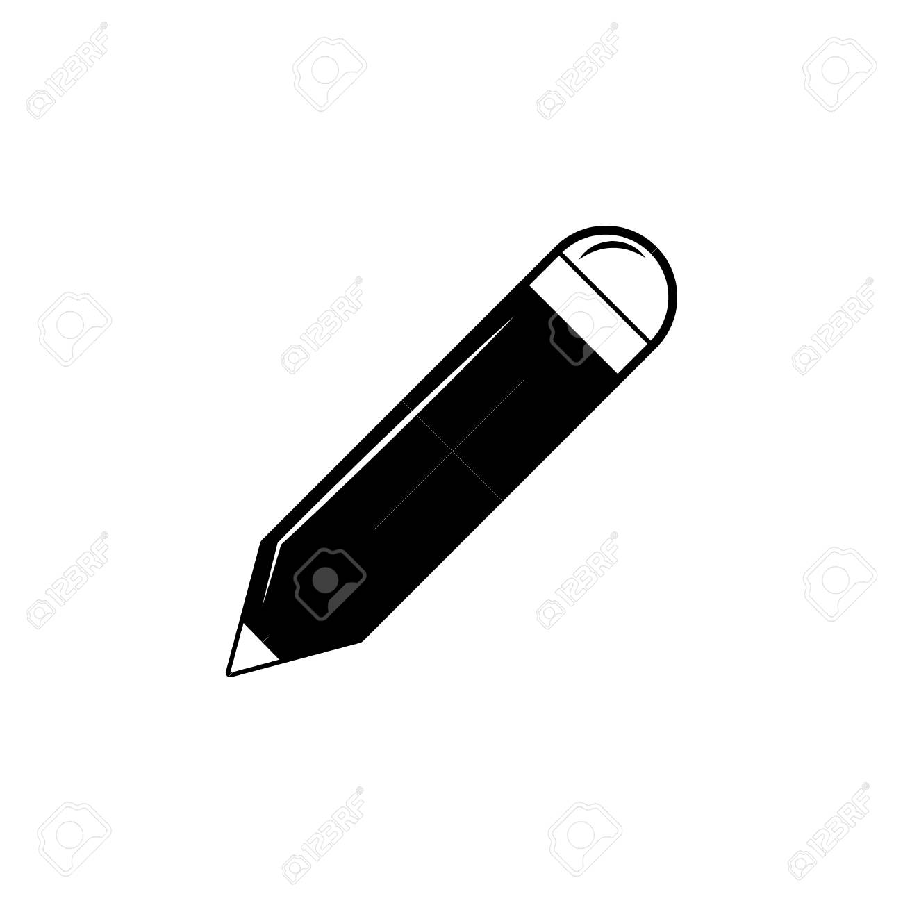 Felt Tip Pen Icon Vector Graduation Education Academic Degree