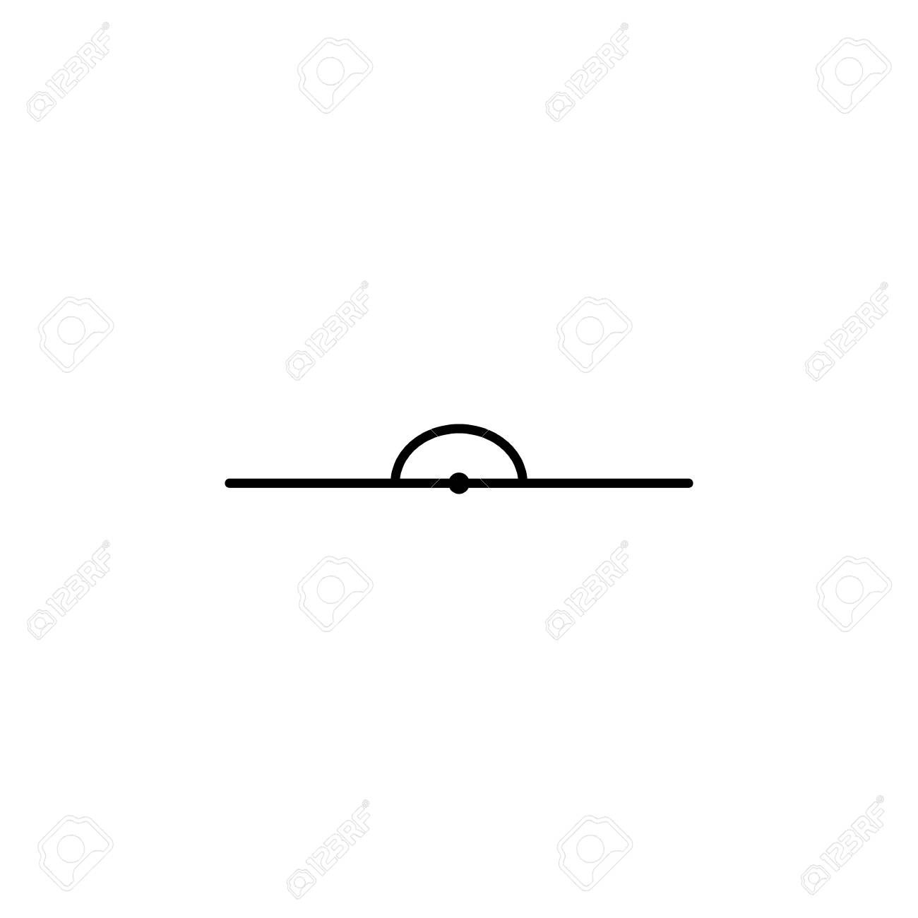 拡張角度アイコン モバイルコンセプトと Web アプリの幾何学的図形要素 ウェブサイトの設計と開発 アプリ開発のための細い線のアイコン 白い背景に白い背景にプレミアムアイコン のイラスト素材 ベクタ Image