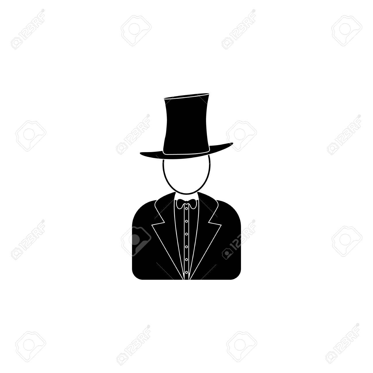 マジシャンのアバターアイコン 人気のアバターアイコンの要素 プレミアム品質のグラフィックデザイン Webサイト用の看板 シンボルコレクションアイコン ウェブデザイン 白背景のイラスト素材 ベクタ Image
