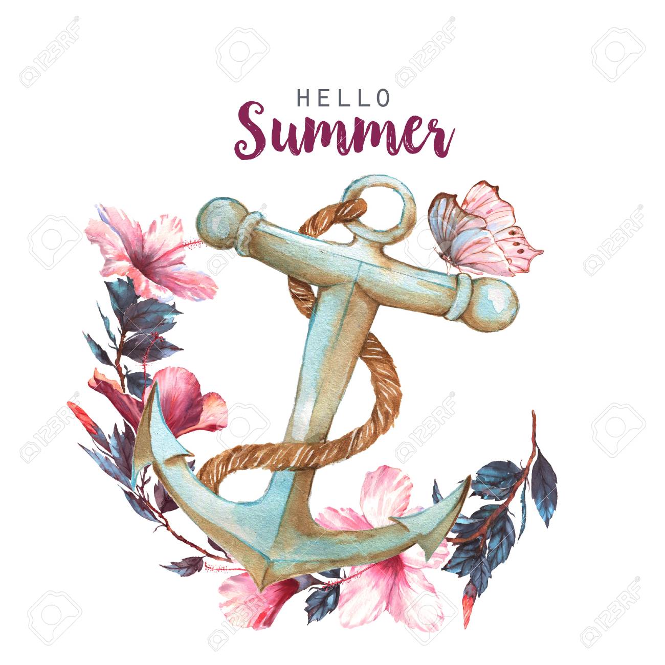 Rustic Beach Nautical Navy Anchor Wedding Invitation Zazzle Com