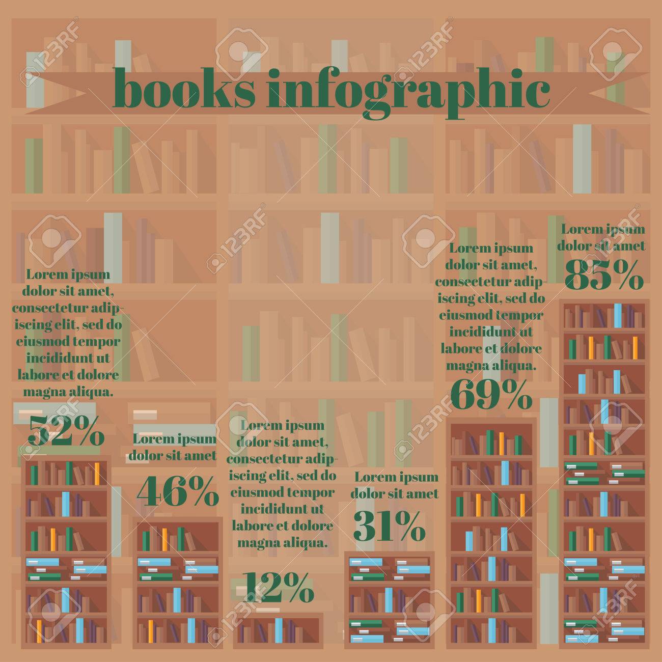 図書館本棚インフォ グラフィック背景 書店で書籍の行 のイラスト素材 ベクタ Image 図書館本棚インフォ グラフィック背景 書店で書籍の行 のイラスト素材 ベクタ Image