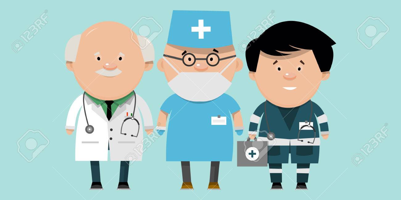 医療従事者の募集 医師別の方向のフラット スタイルに あなたのデザインのベクトル イラスト のイラスト素材 ベクタ Image