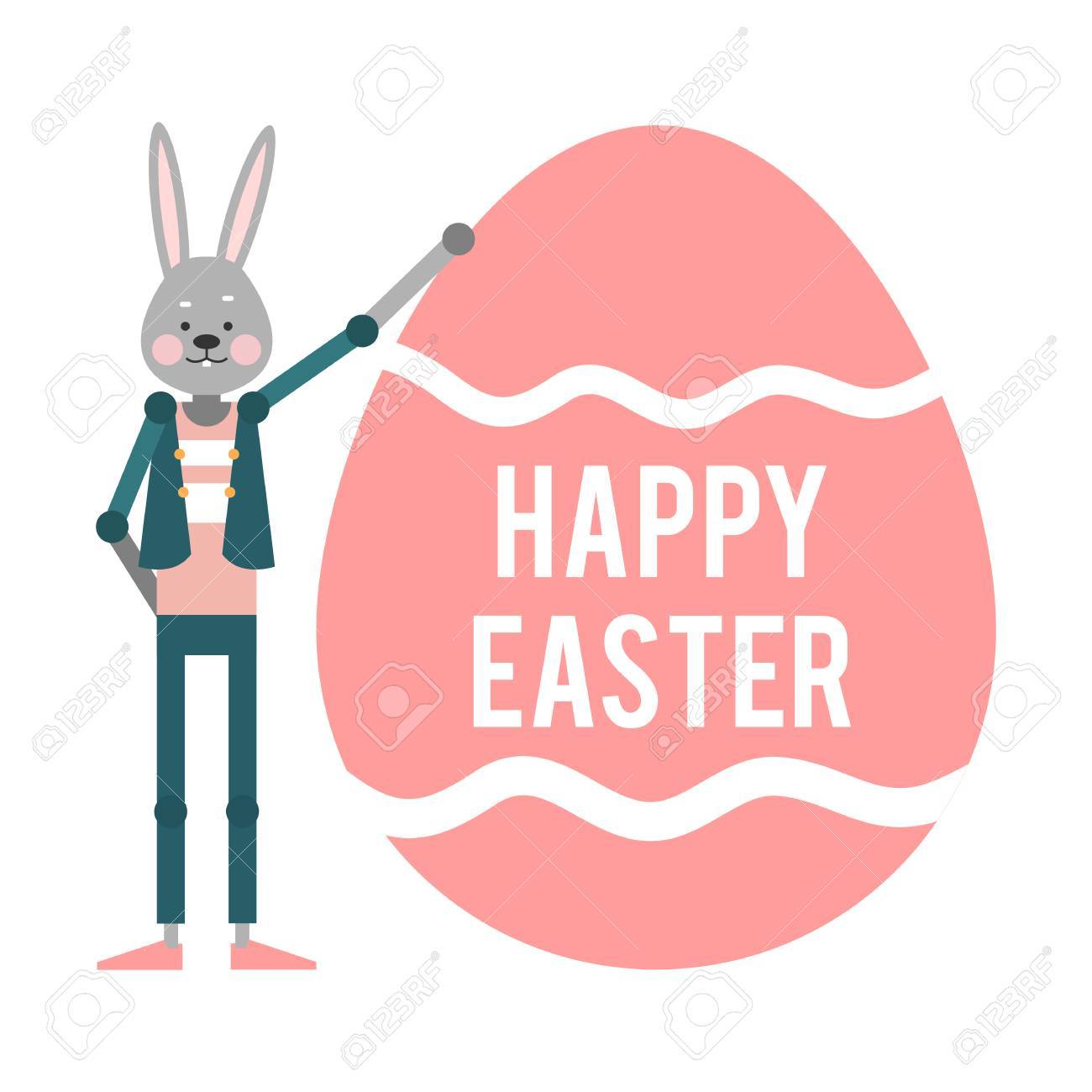 happy easter template