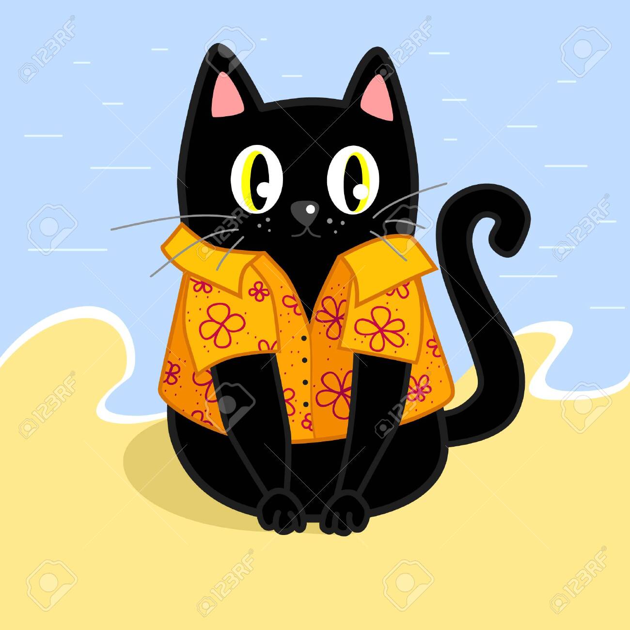 hawaiian shirt for cat
