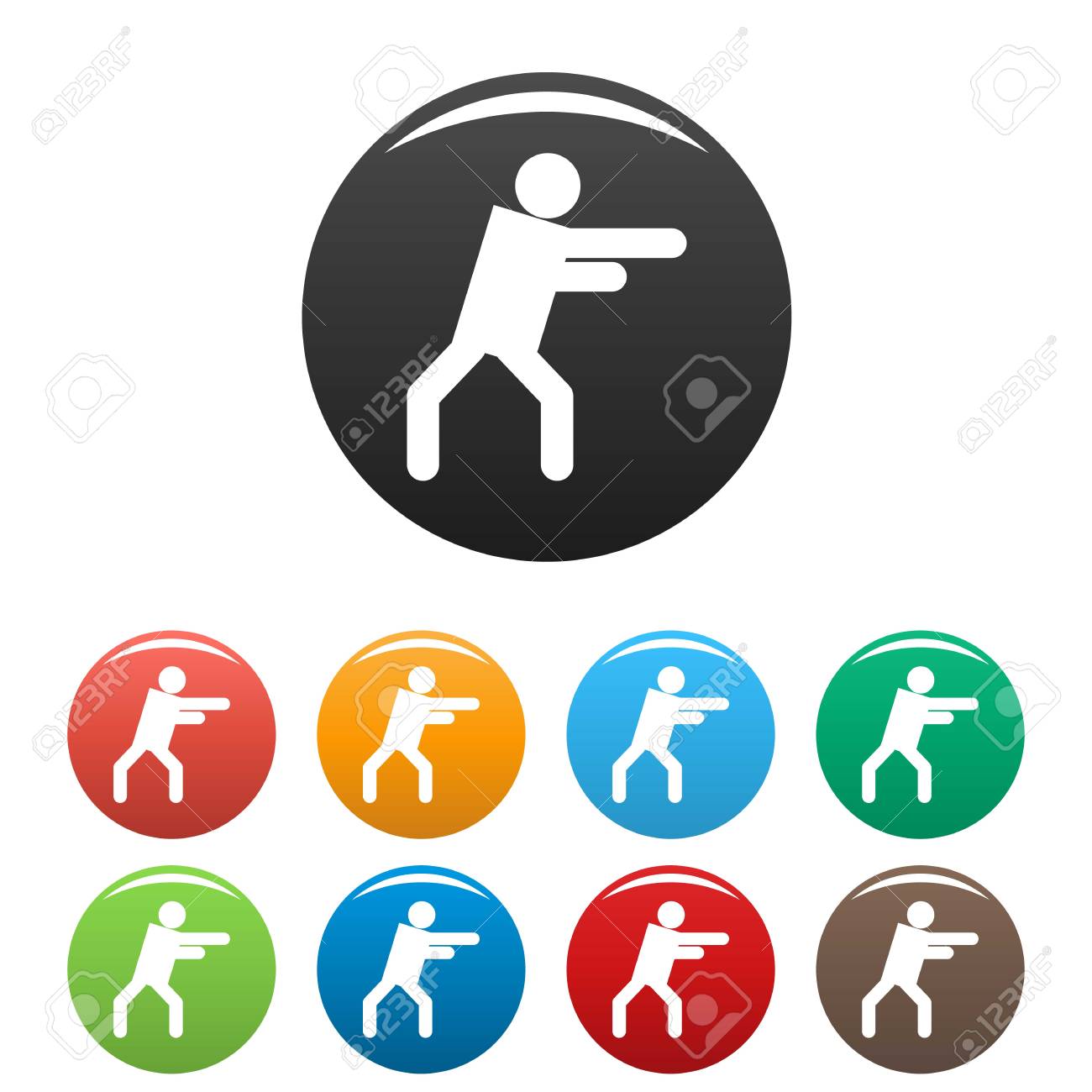 棒人間のアイコンの図 のイラスト素材 ベクタ Image