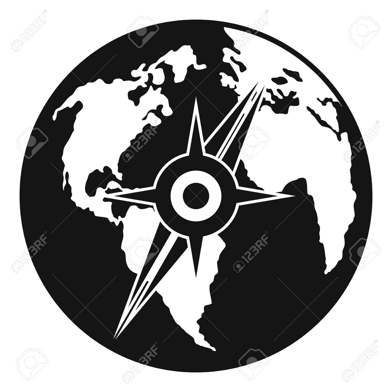 地球上のコンパスアイコン ウェブのための地球上のベクトルアイコン上のコンパスの簡単なイラスト のイラスト素材 ベクタ Image 地球上のコンパスアイコン ウェブのための地球上のベクトルアイコン上のコンパスの簡単なイラスト のイラスト素材 ベクタ Image