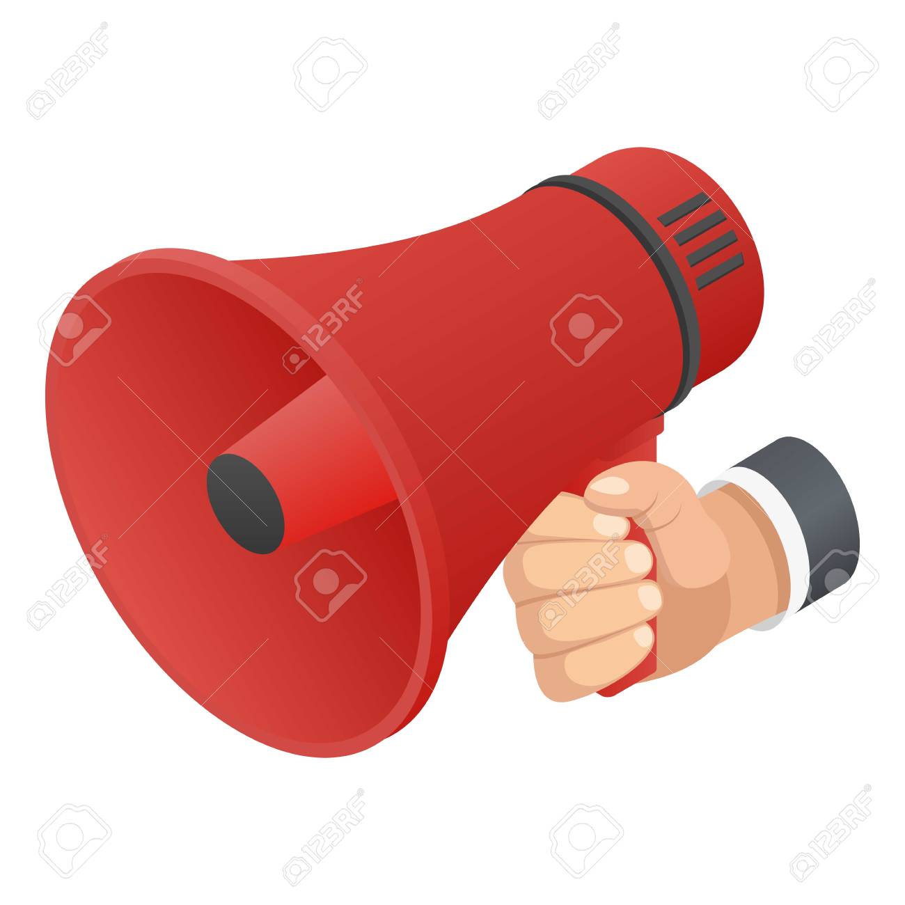 hand speaker vector