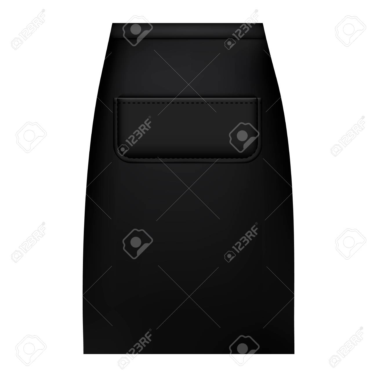 Download Black Waist Apron Mockup Realistic Illustration Of Black Waist Apron Vector Mockup For Web Design Isolated On White Background Royalty Free Cliparts Vectors And Stock Illustration Image 112311261