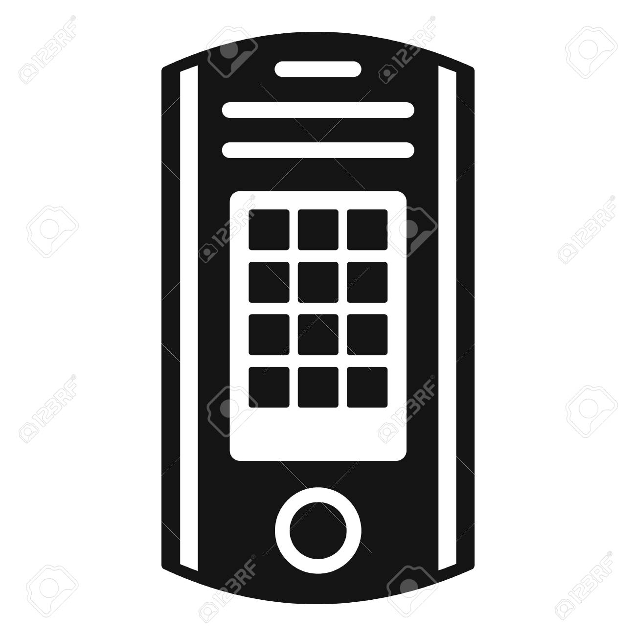 Intercom Icon Simple Style