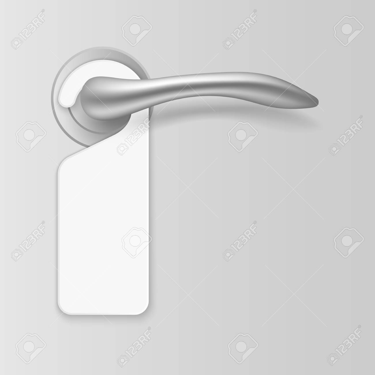 hanger door banner realistic