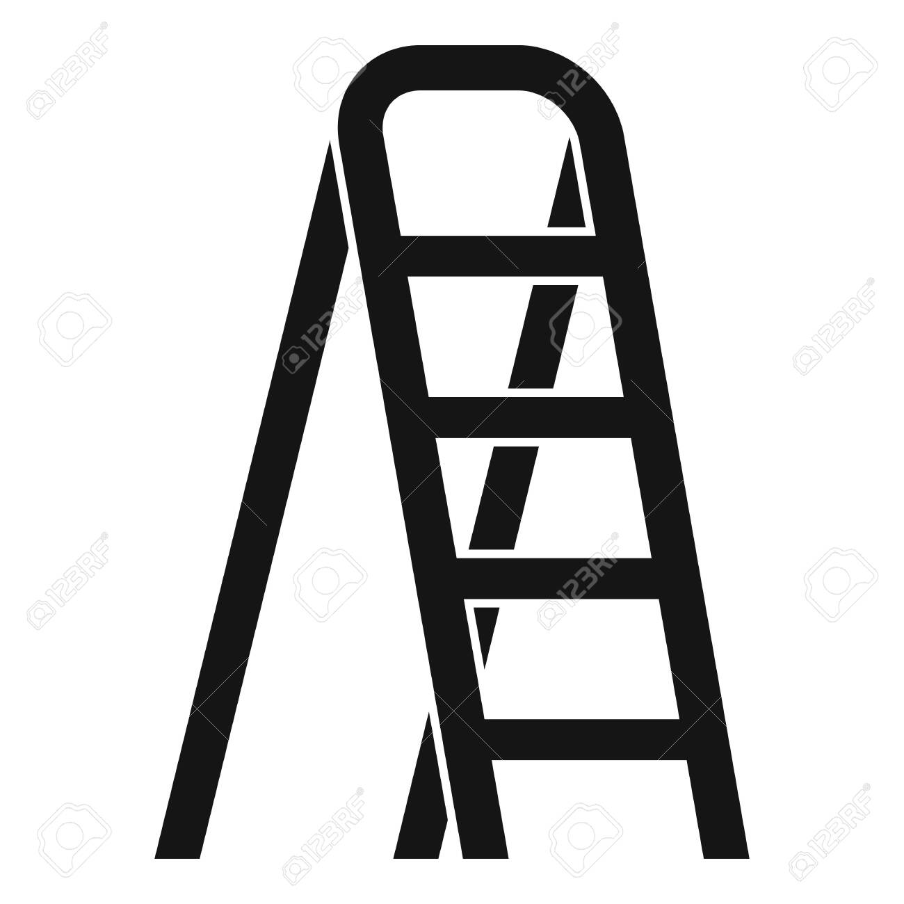 Aluminium Ladder Icon Simple Illustration Of Aluminium Ladder Royalty Free Cliparts Vectors And Stock Illustration Image 133896198