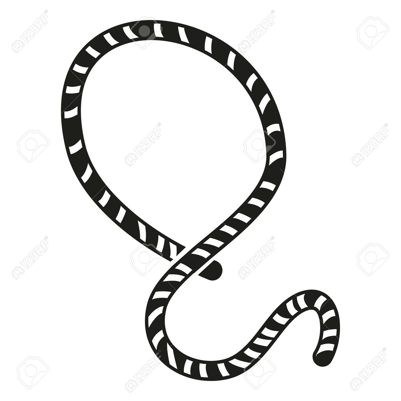 Cowboy lasso icon outline rope western Royalty Free Vector