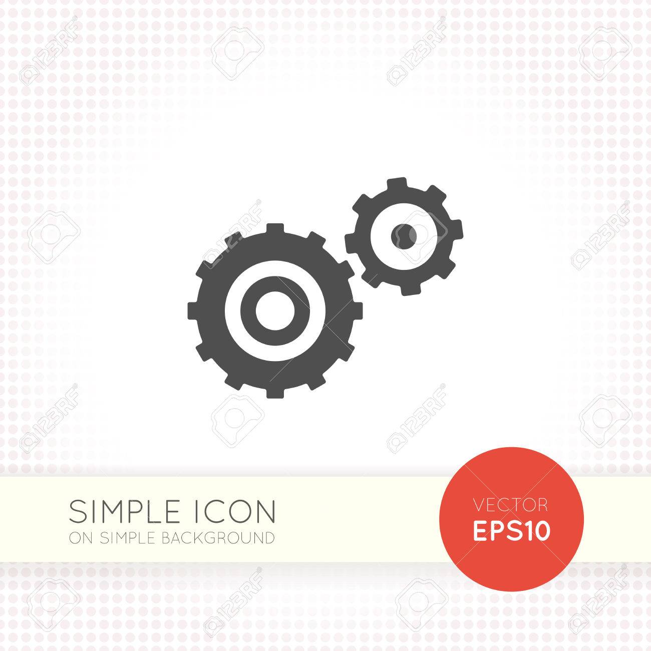 メタルギアソリッド設定ボタンとしてユーザー インターフェイスのフラット アイコン のイラスト素材 ベクタ Image