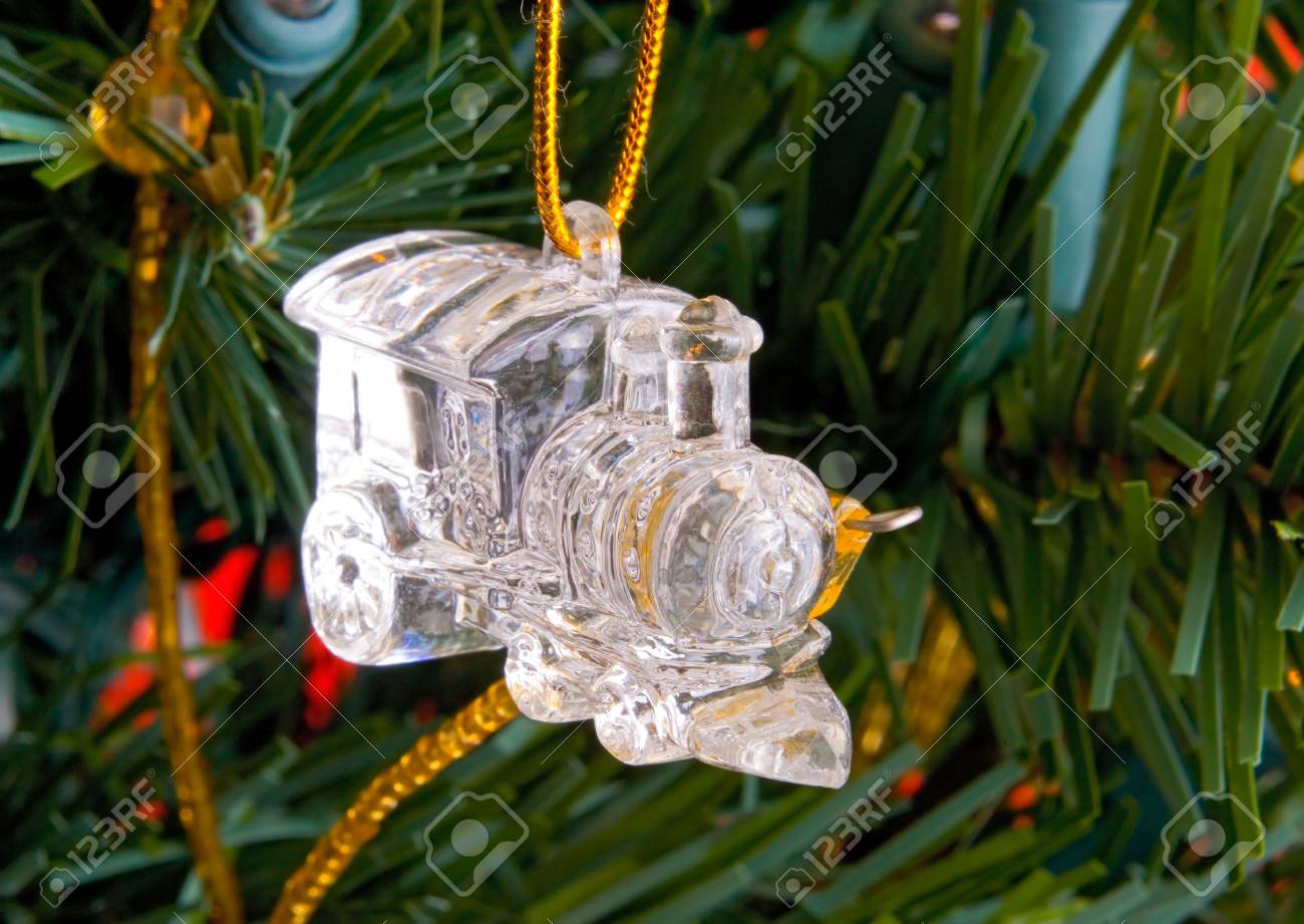 christmas tree train decoration