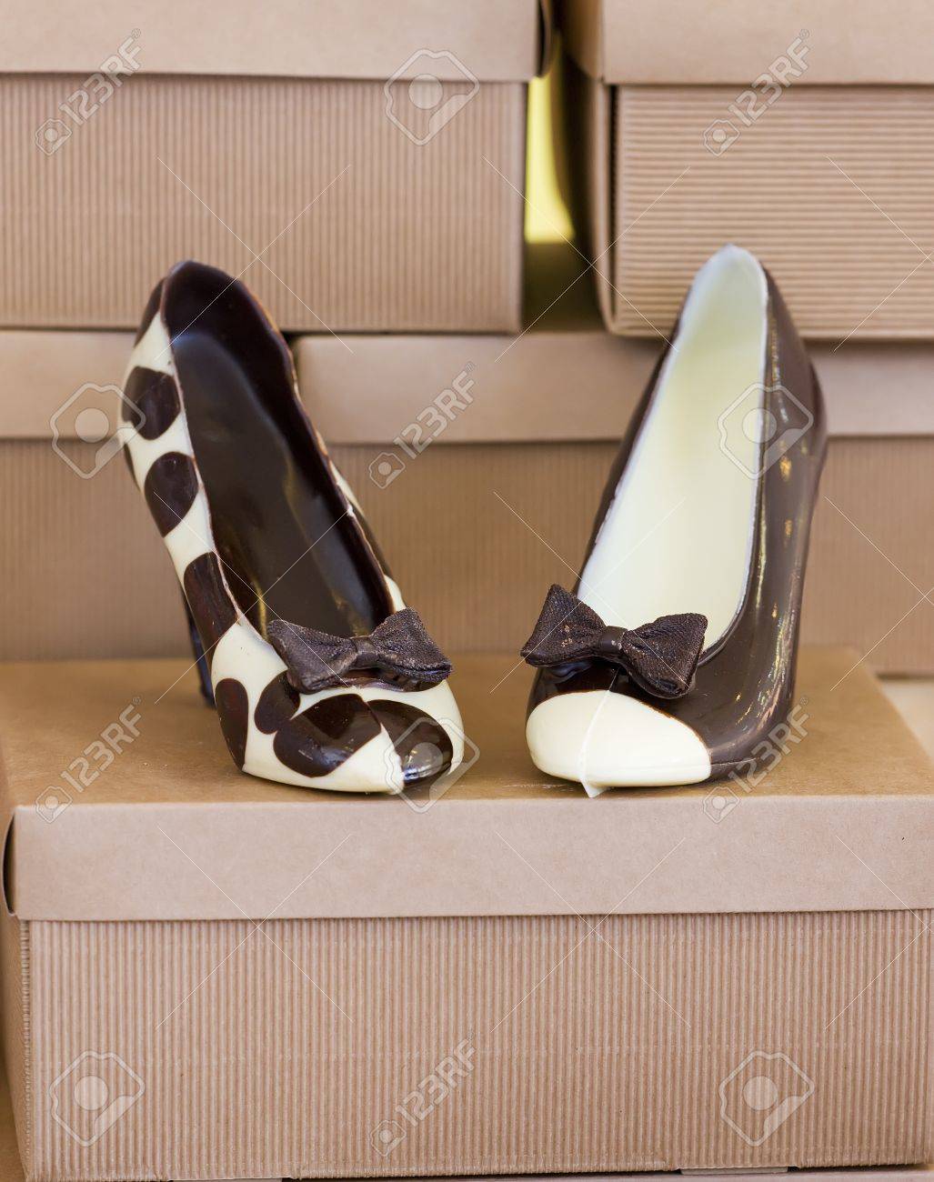 チョコレート靴 の写真素材 画像素材 Image