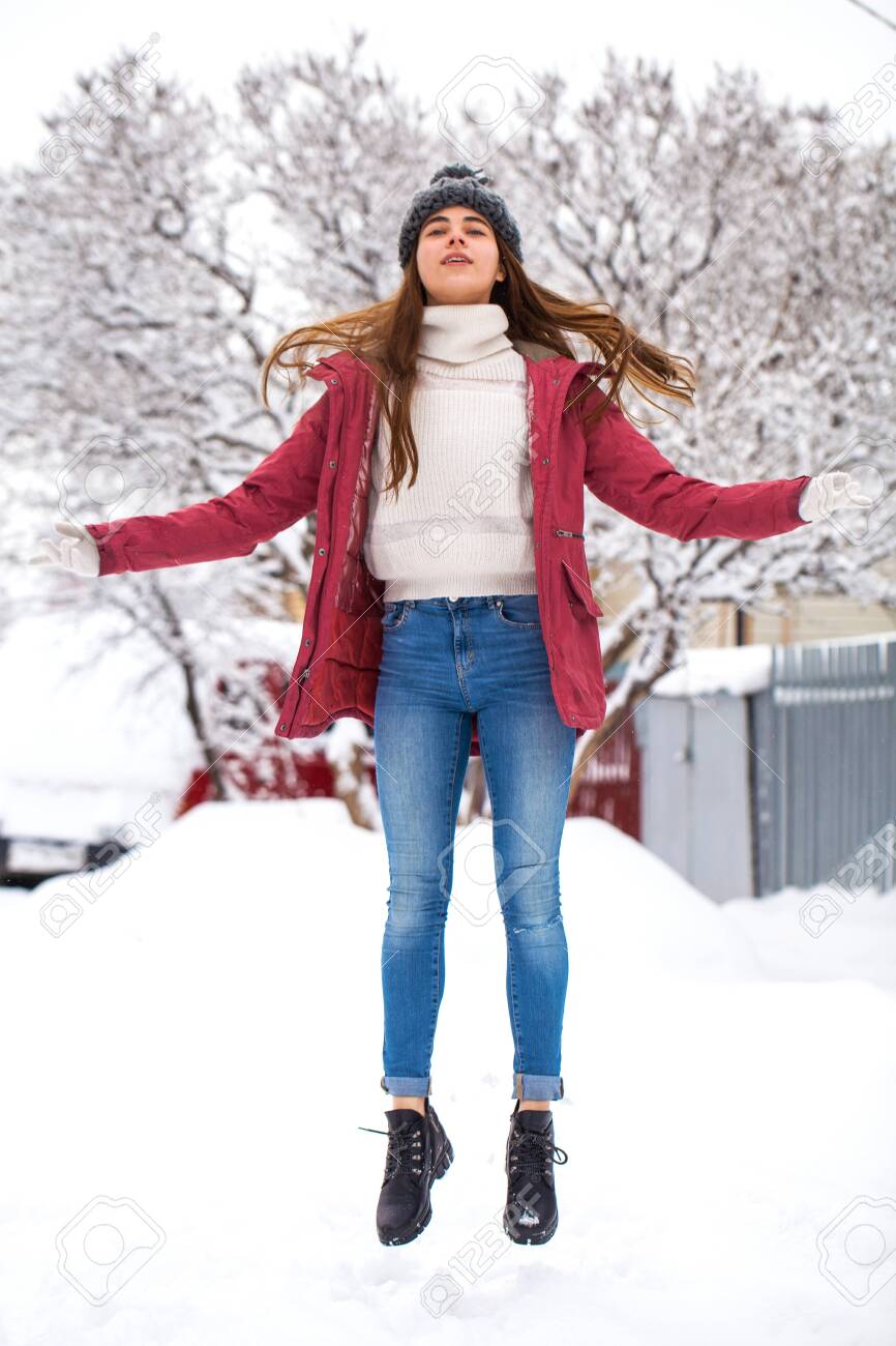 red jacket for winter