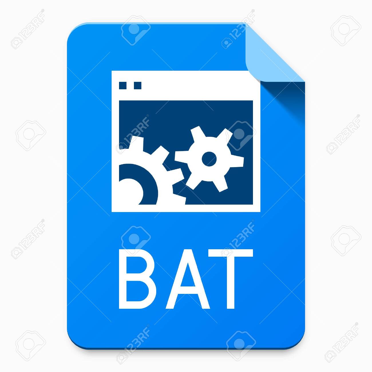 アプリケーション BAT ファイルタイプアイコン、マテリアルデザインピクトグラム、アプリケーション用グラフィックユーザーインターフェース要素、ウェブサイト、データサービスのイラスト素材・ベクター  Image 123884867