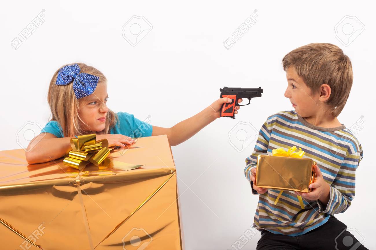 box of toy gun