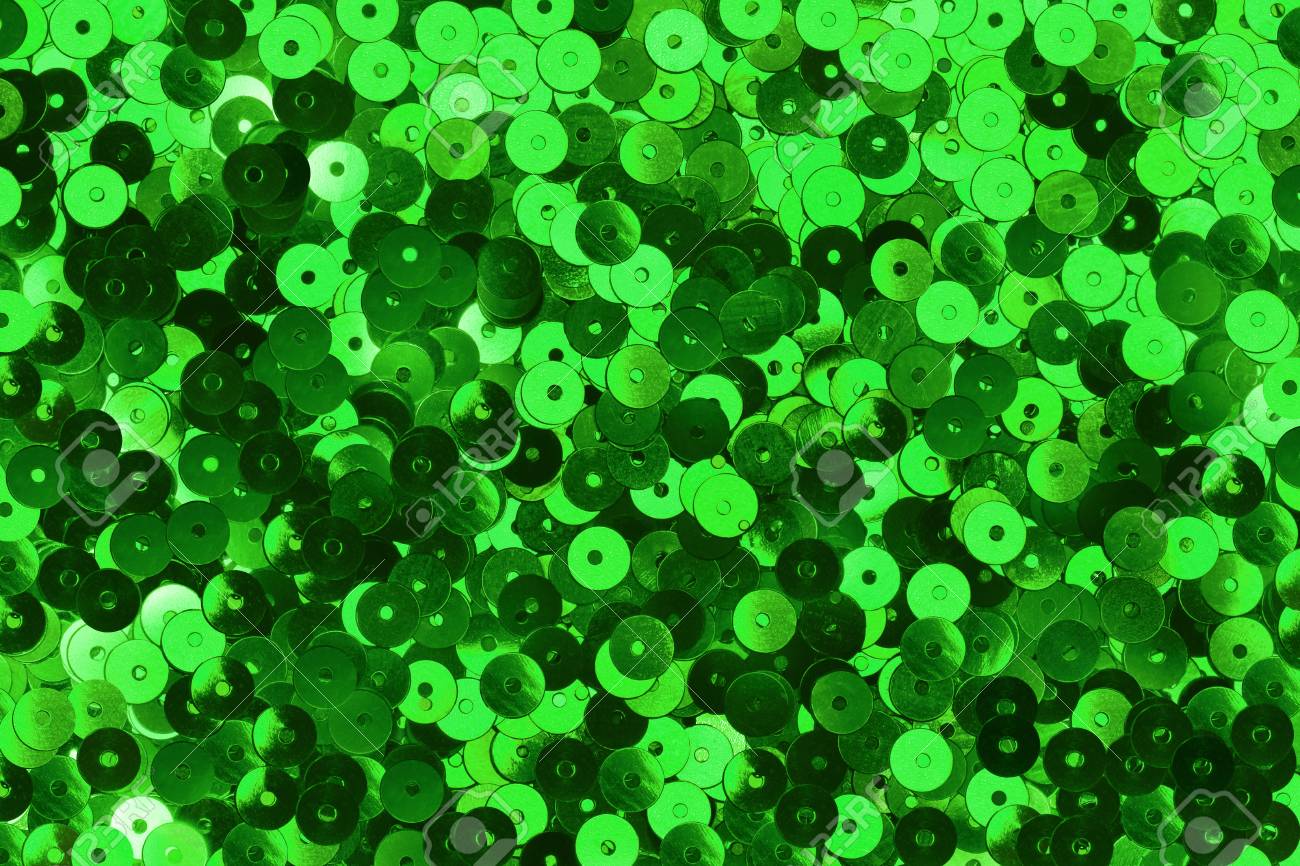 green sequin