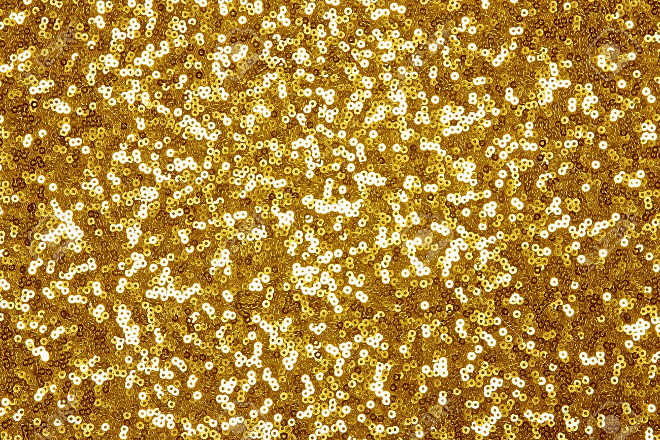 Sparkling Golden Sequin Textile Background Stock Photo, Picture and Royalty  Free Image. Image 97547930.