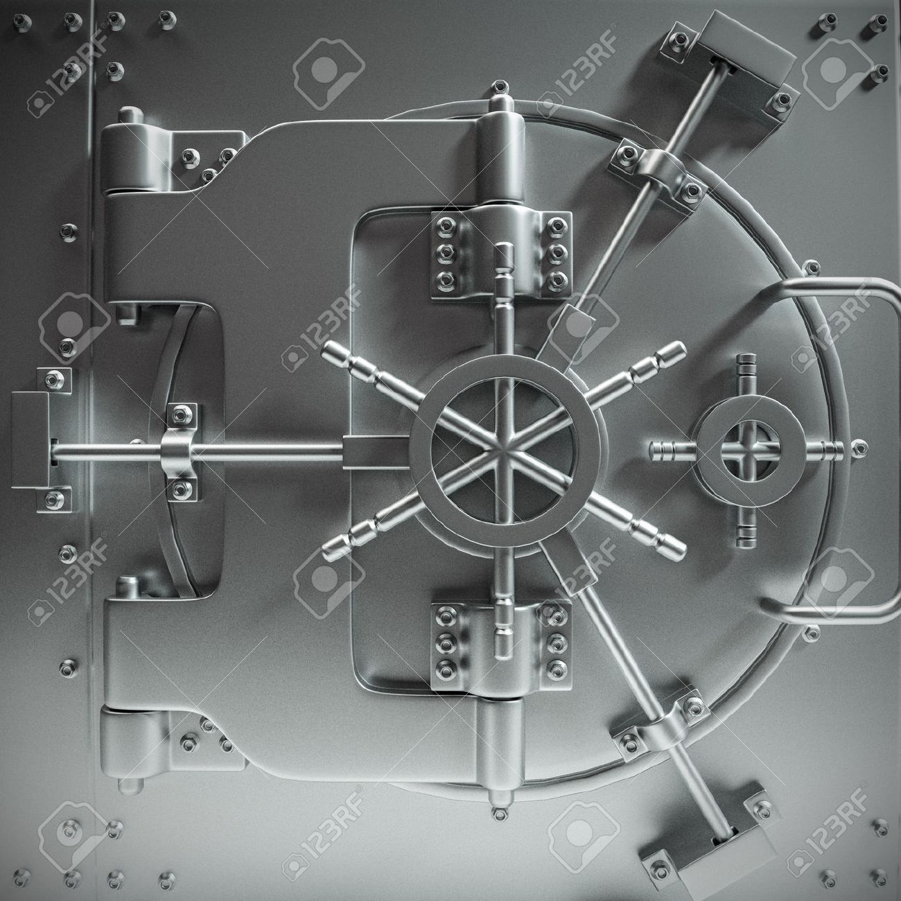 massive bank vault door
