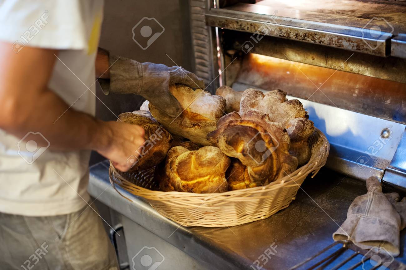 close up male baker