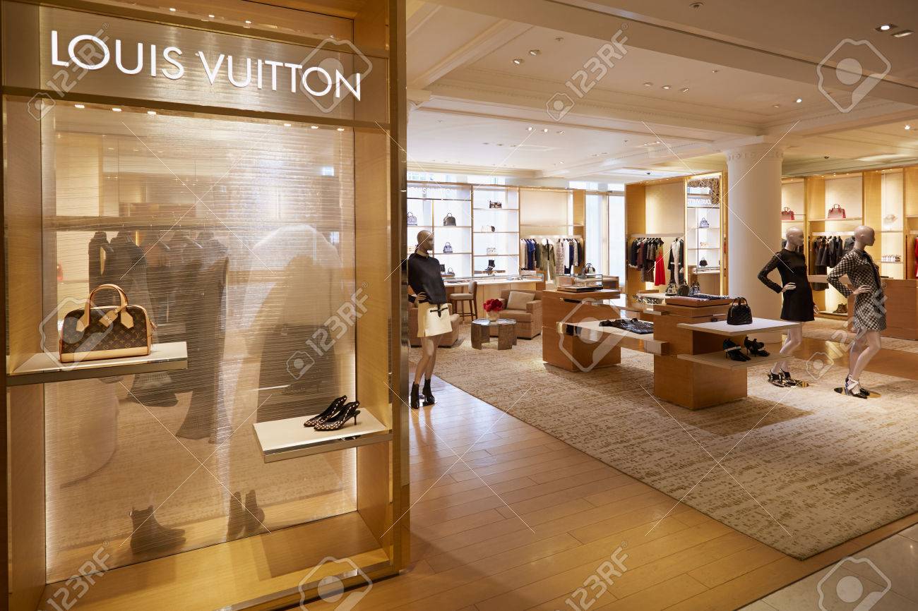 vuitton store interior