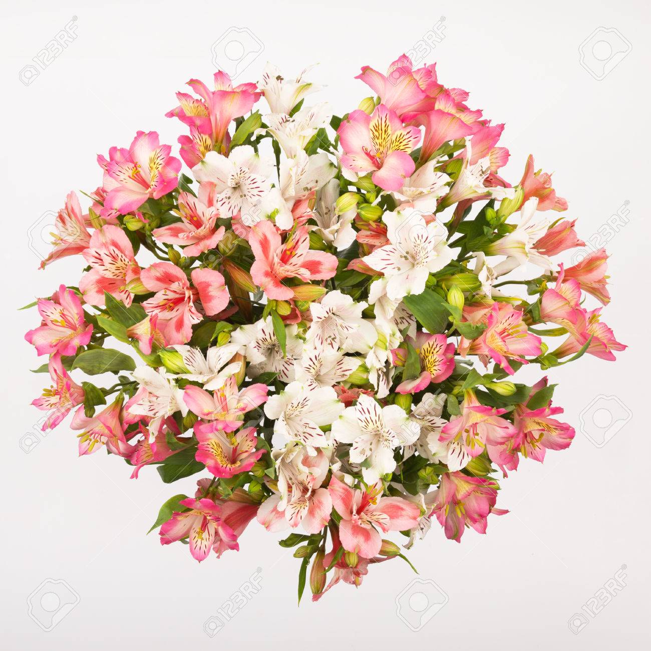 花 アートフラワーブーケ アートフラワー アルストロメリア イブニング