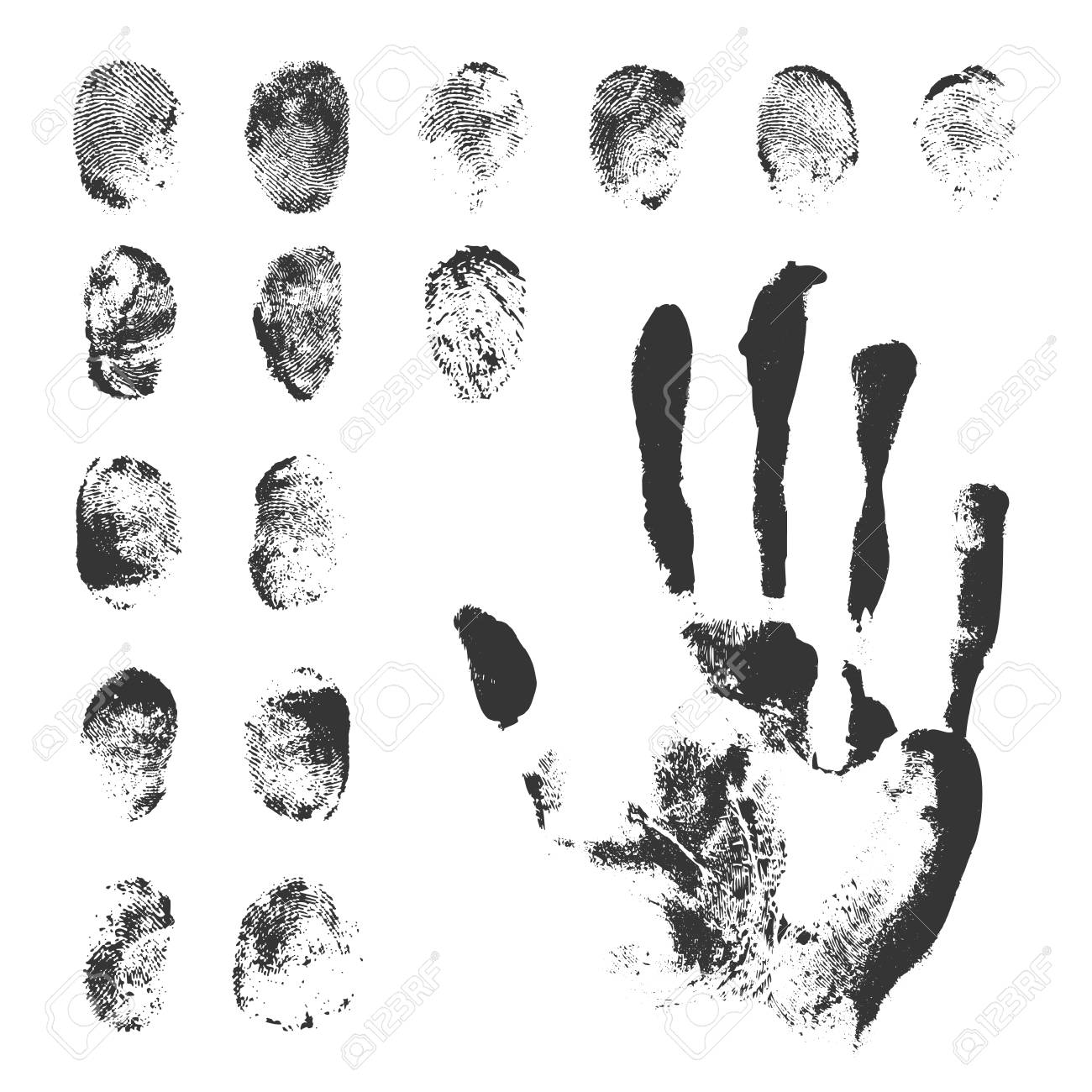 ink handprint