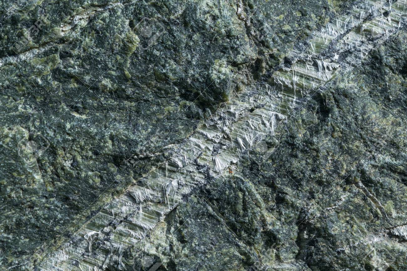 Surface Grey Granite Stone With Light Lines And Streaks On Granite