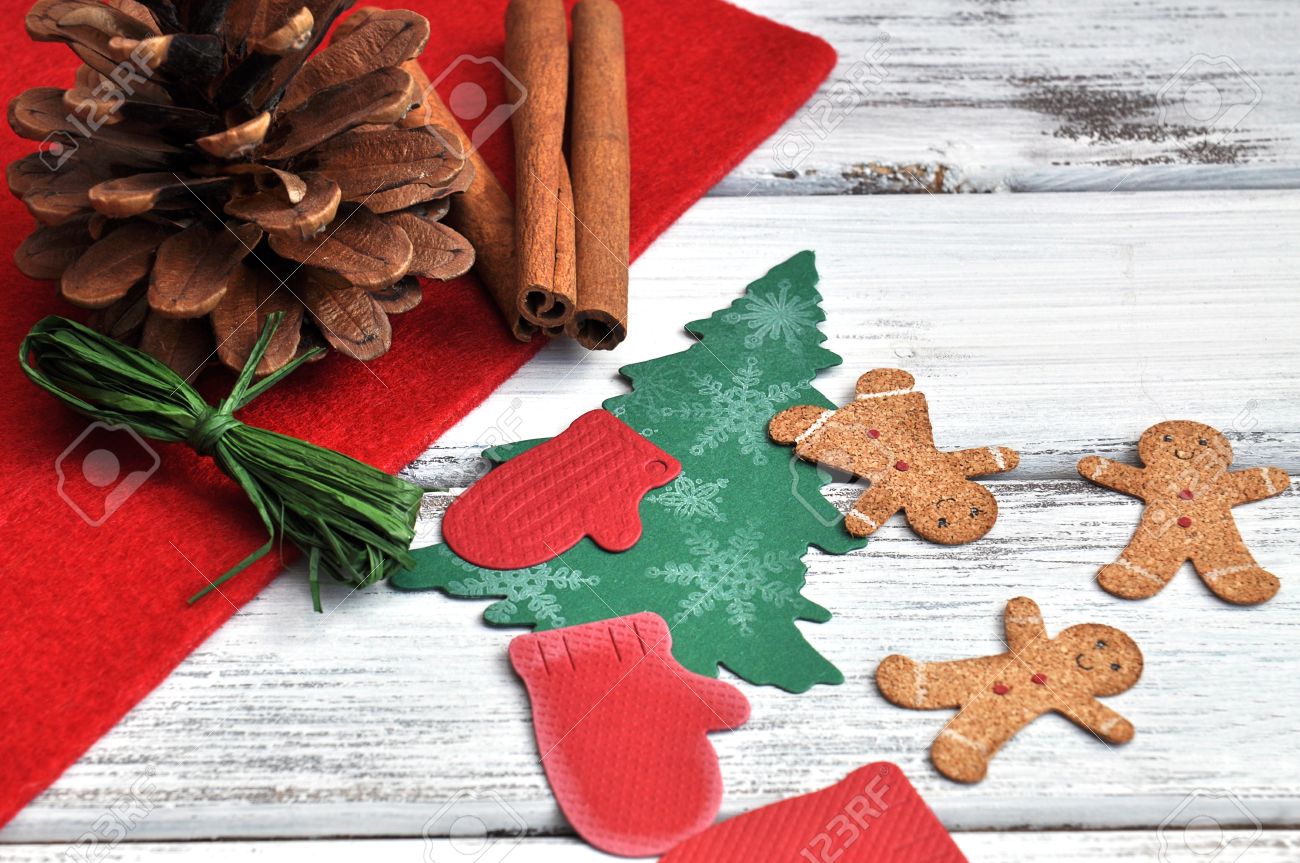 Christmas Craft Supplies And Ornaments Stock Photo Picture And Royalty Free Image Image 16226298