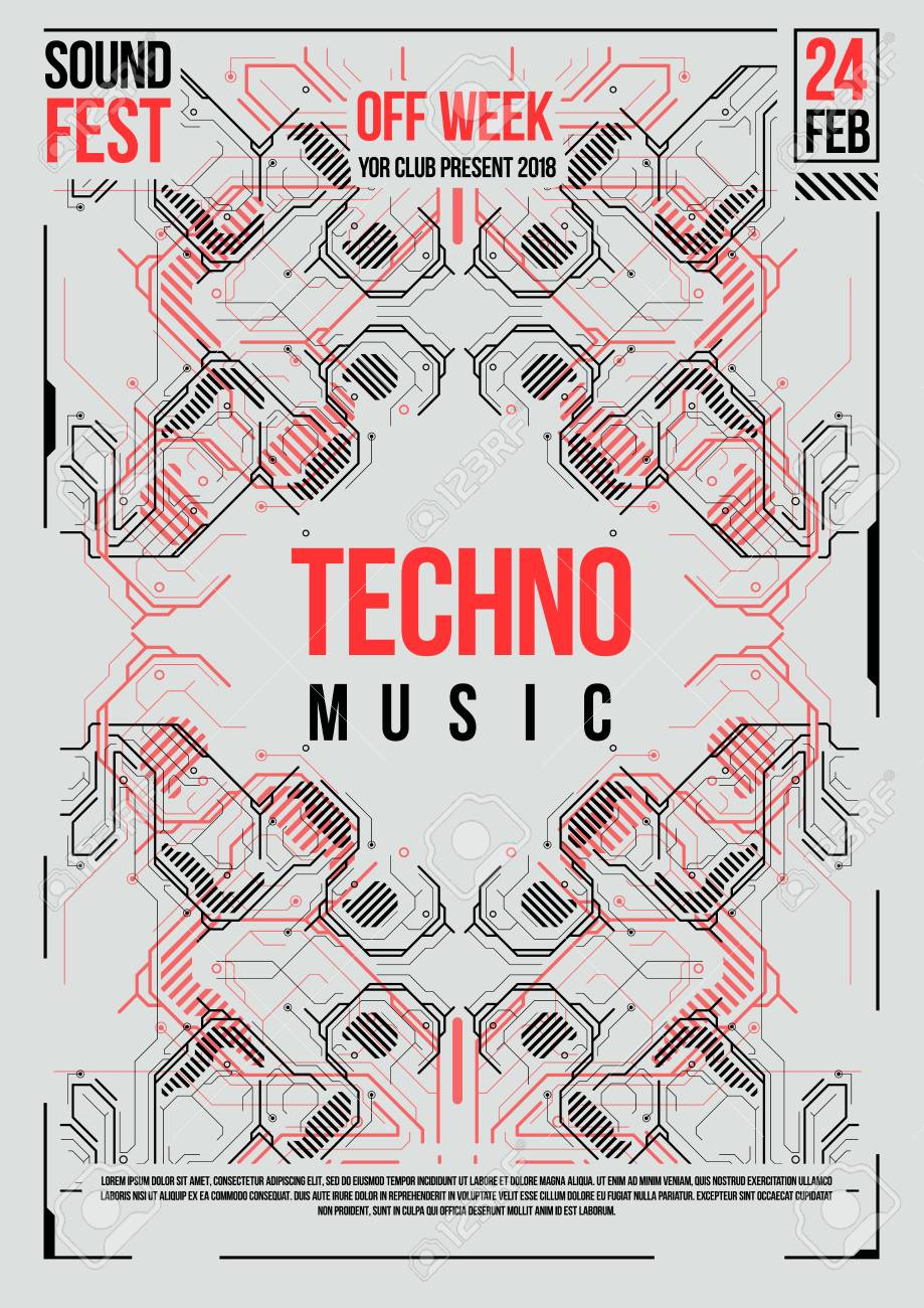 cyberpunk futuristic poster retro futuristic poster template