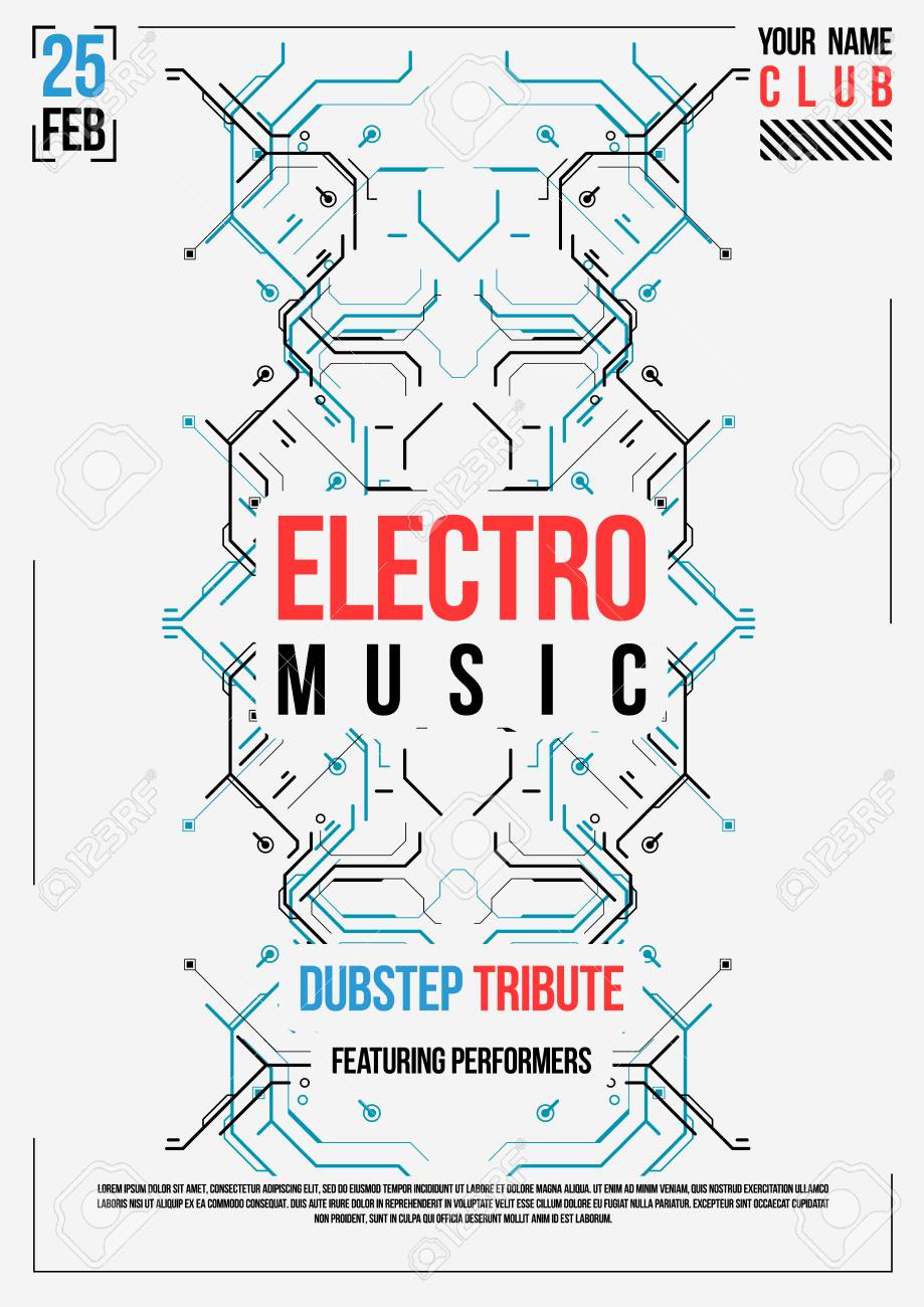 cyberpunk futuristic poster retro futuristic poster template