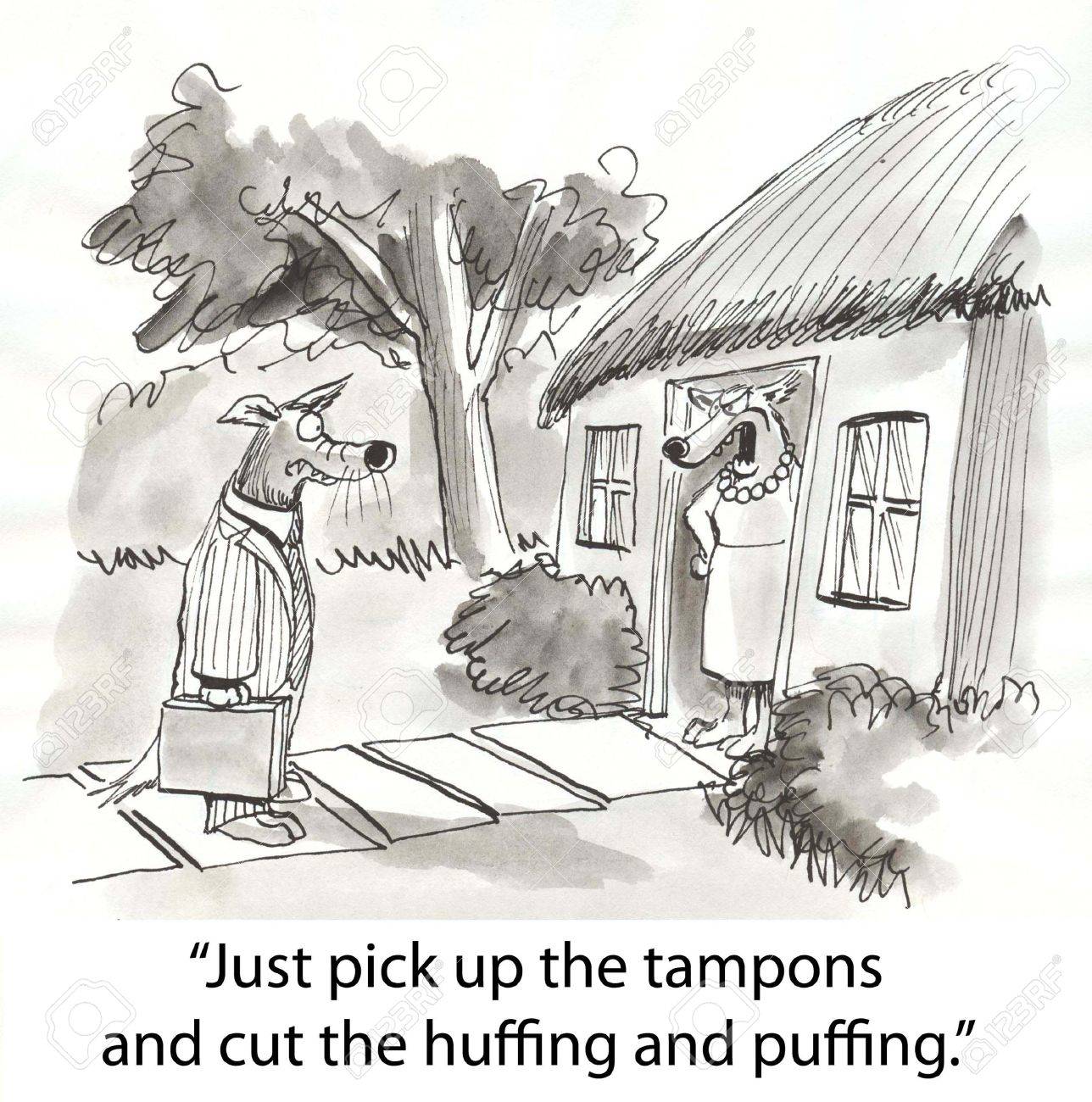 Wolf Wife Wants Husband To Help Stock