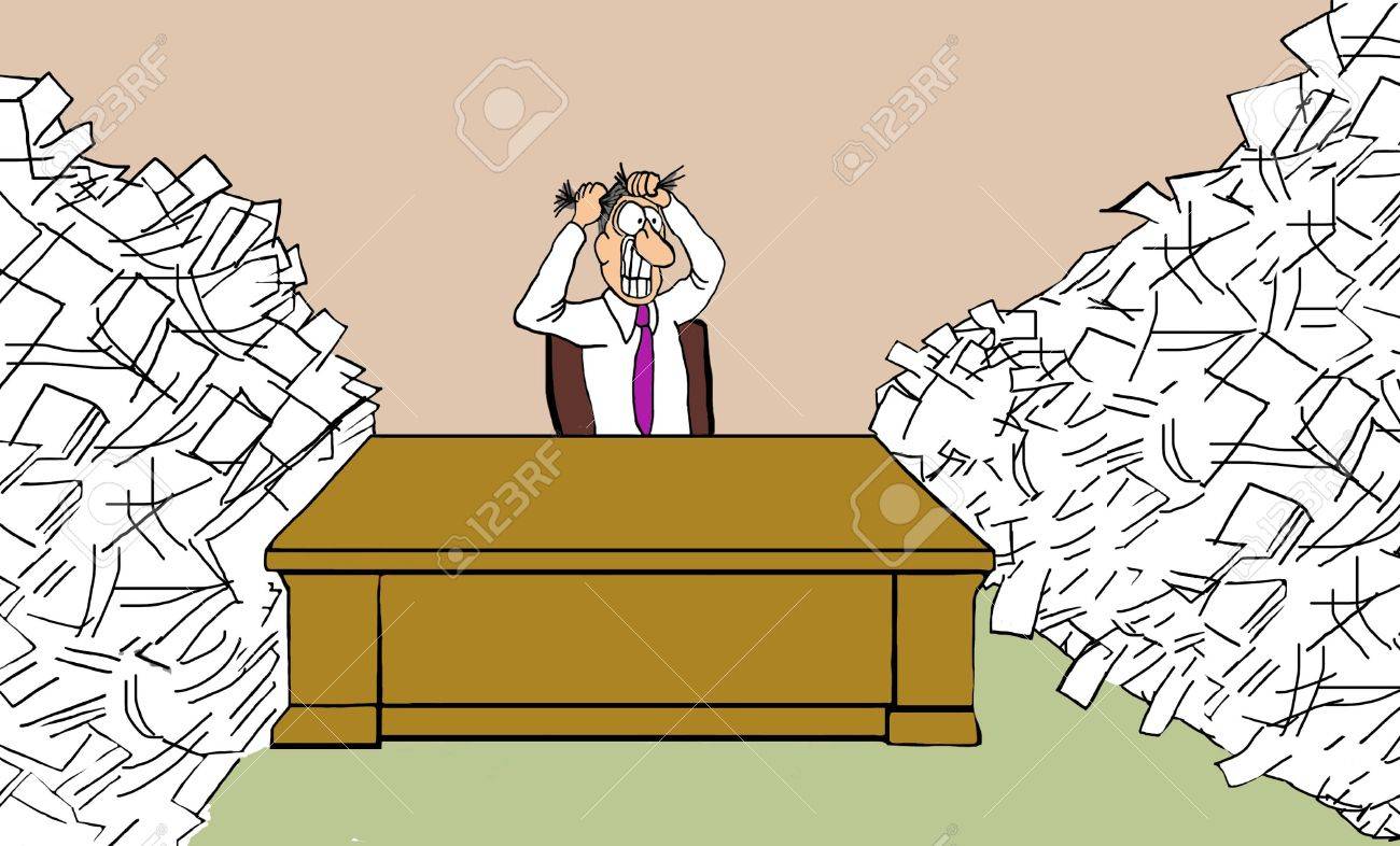 Overloaded with Paperwork - 51004398 Overloaded with Paperwork - 51004398