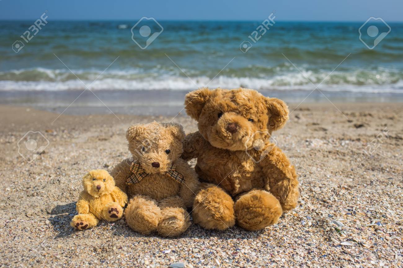 3 teddy bears