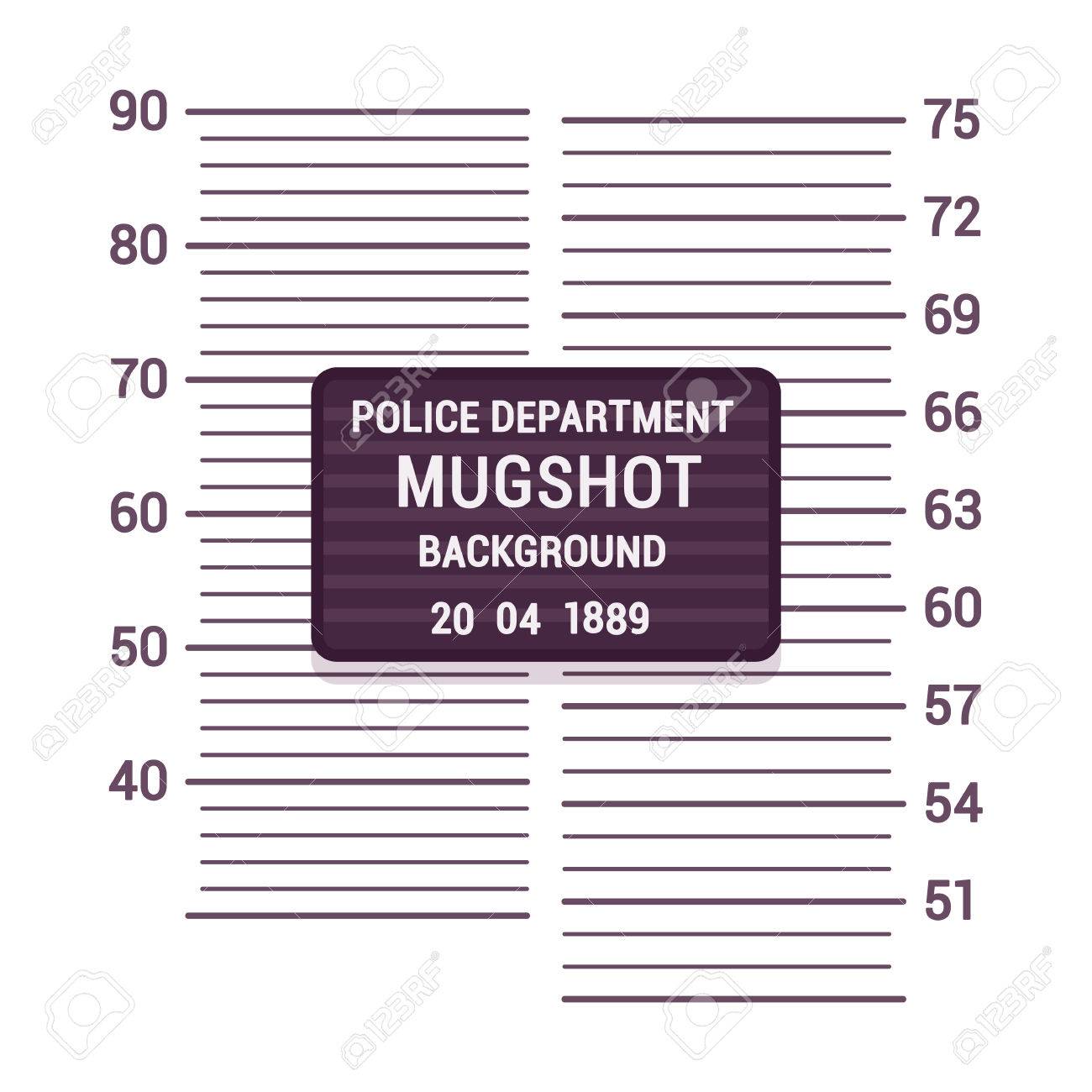 mugshot name board template