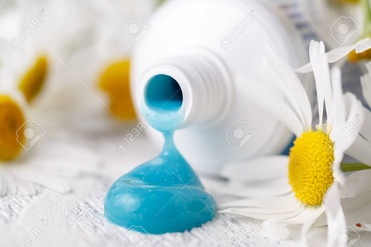 Download Healthy Toothpaste Squeezed Out From A Toothpaste Tube With Camomile Stock Photo Picture And Royalty Free Image Image 107298217 PSD Mockup Templates