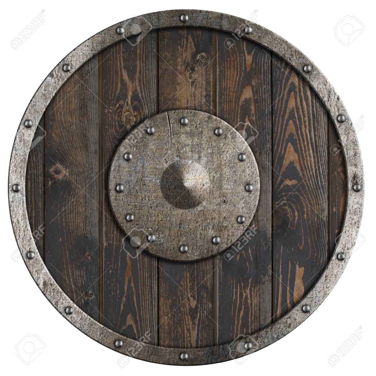 Wooden Viking Shield