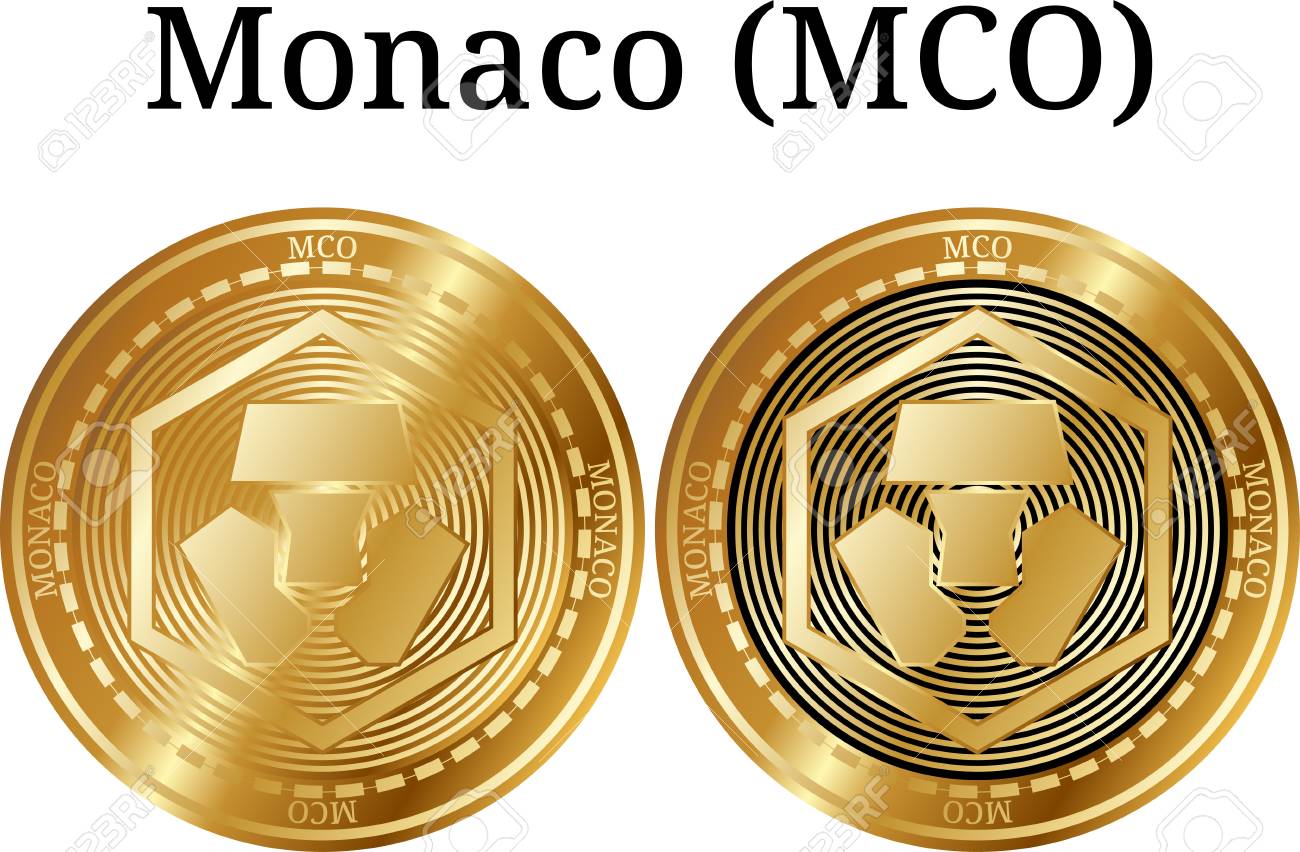 Set Of Physical Golden Coin Monaco (MCO), Digital Cryptocurrency. Monaco  (MCO) Icon Set. Vector Illustration Isolated On White Background. Royalty  Free SVG, Cliparts, Vectors, and Stock Illustration. Image 101156166.