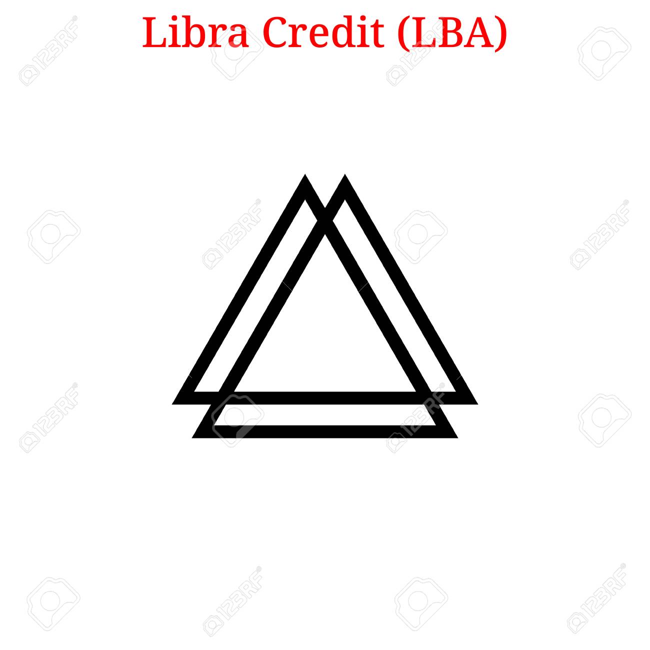 Crypto-monnaie Numérique Vector Libra Credit (LBA). Icône De Crédit Balance  (LBA). Illustration Vectorielle Isolée Sur Fond Blanc. Clip Art Libres De  Droits, Svg, Vecteurs Et Illustration. Image 101746566