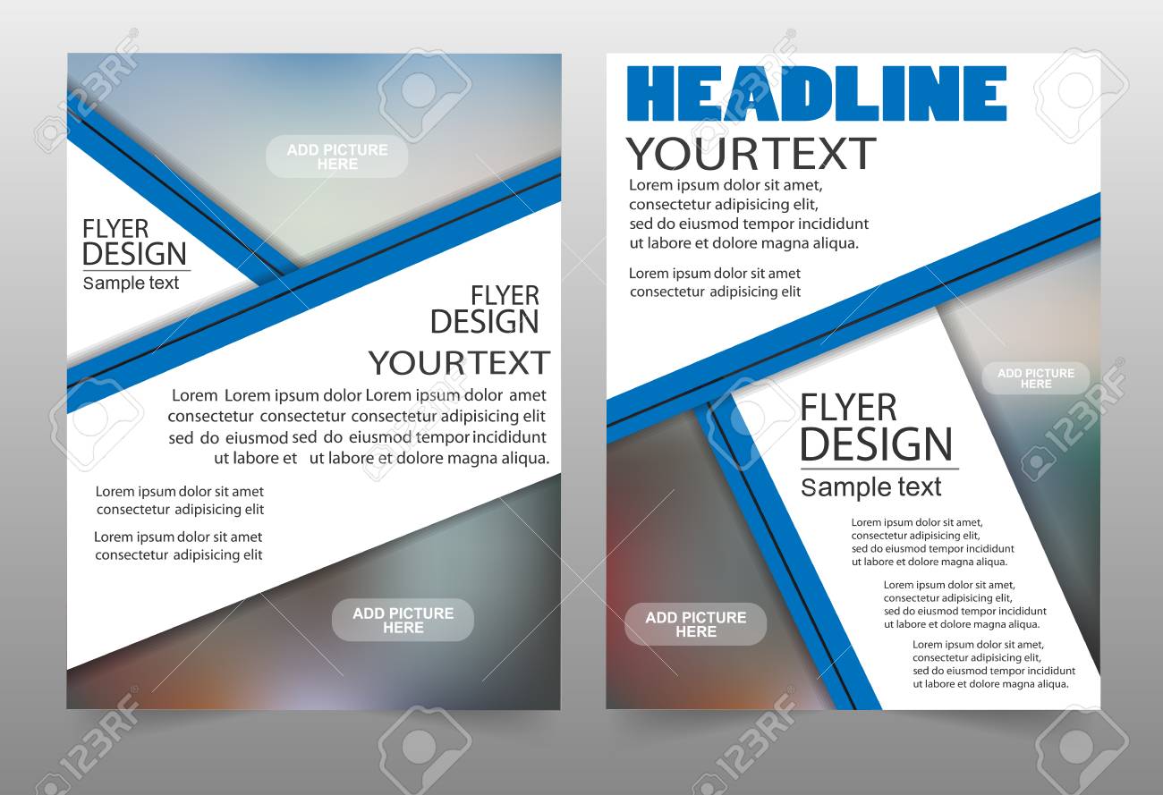 business flyer design for art template mockup brochure banner flyer design idea