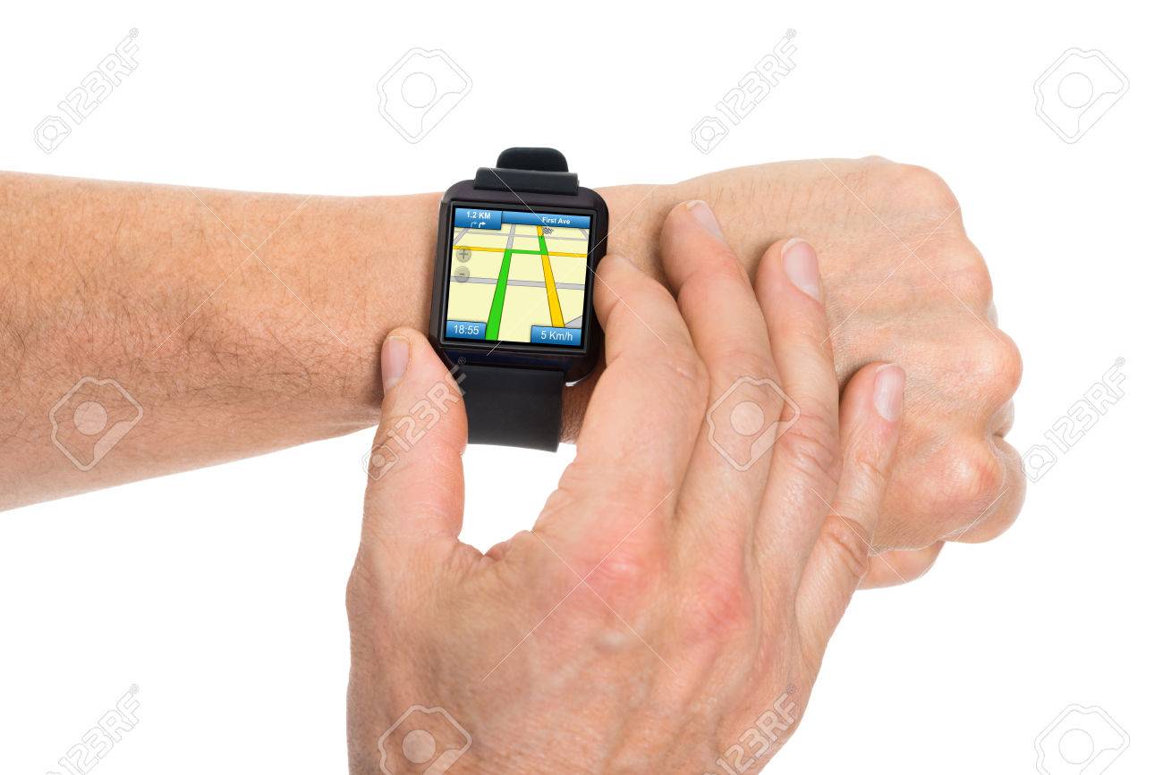 smartwatch gps map