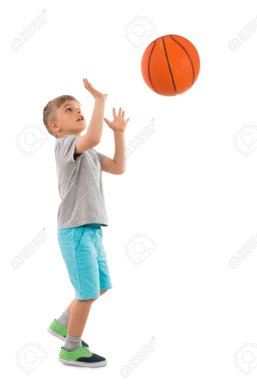 kid throwing ball