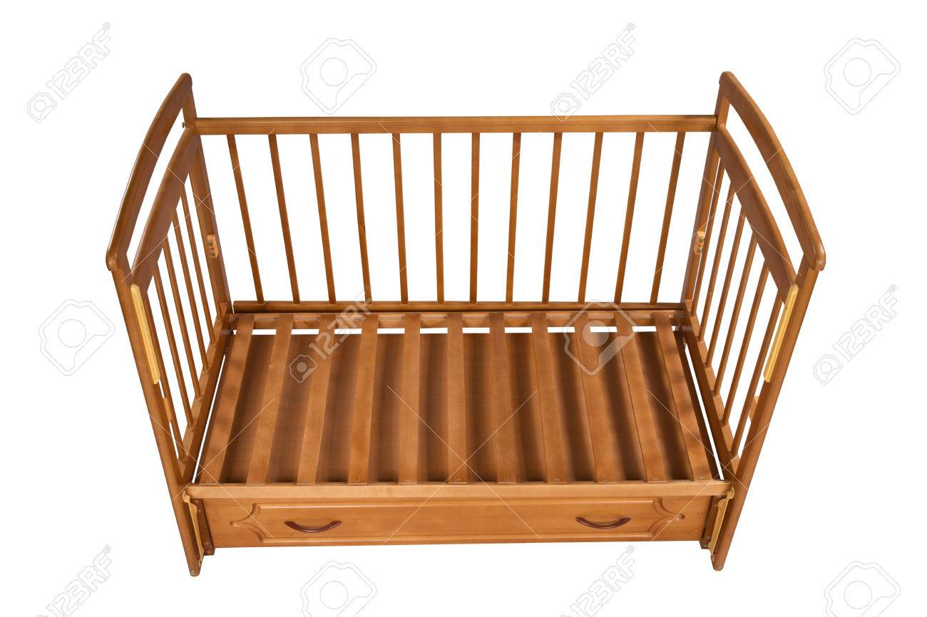 wooden cot